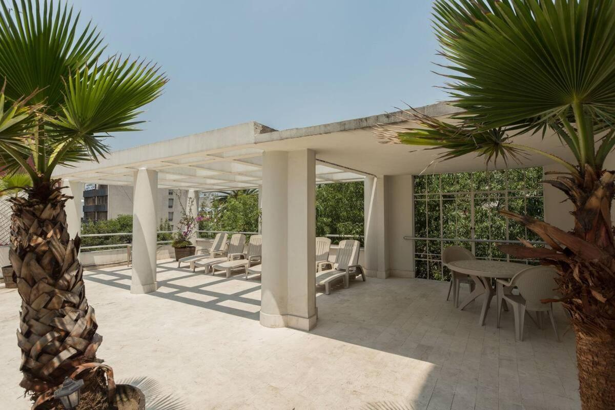 Condesa Residence 7 Stylish 2 Bedroom, 1 Bathroom Residence Accentuating Expansive Interiors เม็กซิโกซิตี้ ภายนอก รูปภาพ
